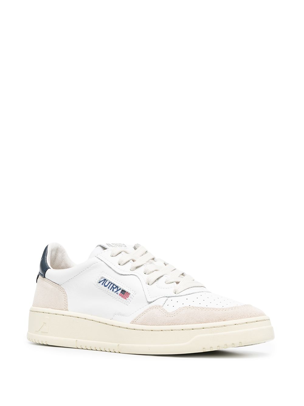 AUTRY 
Sneakers Medalist Low in suede e pelle bianca