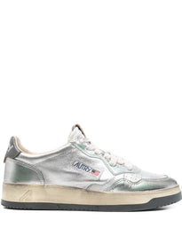 Autry Sneakers Sper Vintage in pelle metallizzata