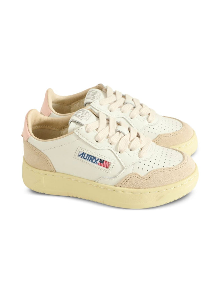 Autry Kids Sneakers Medalist in pelle traforata