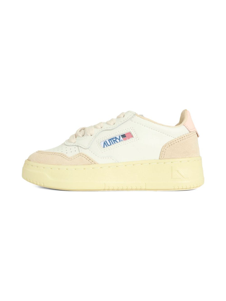 Autry Kids Sneakers Medalist in pelle traforata