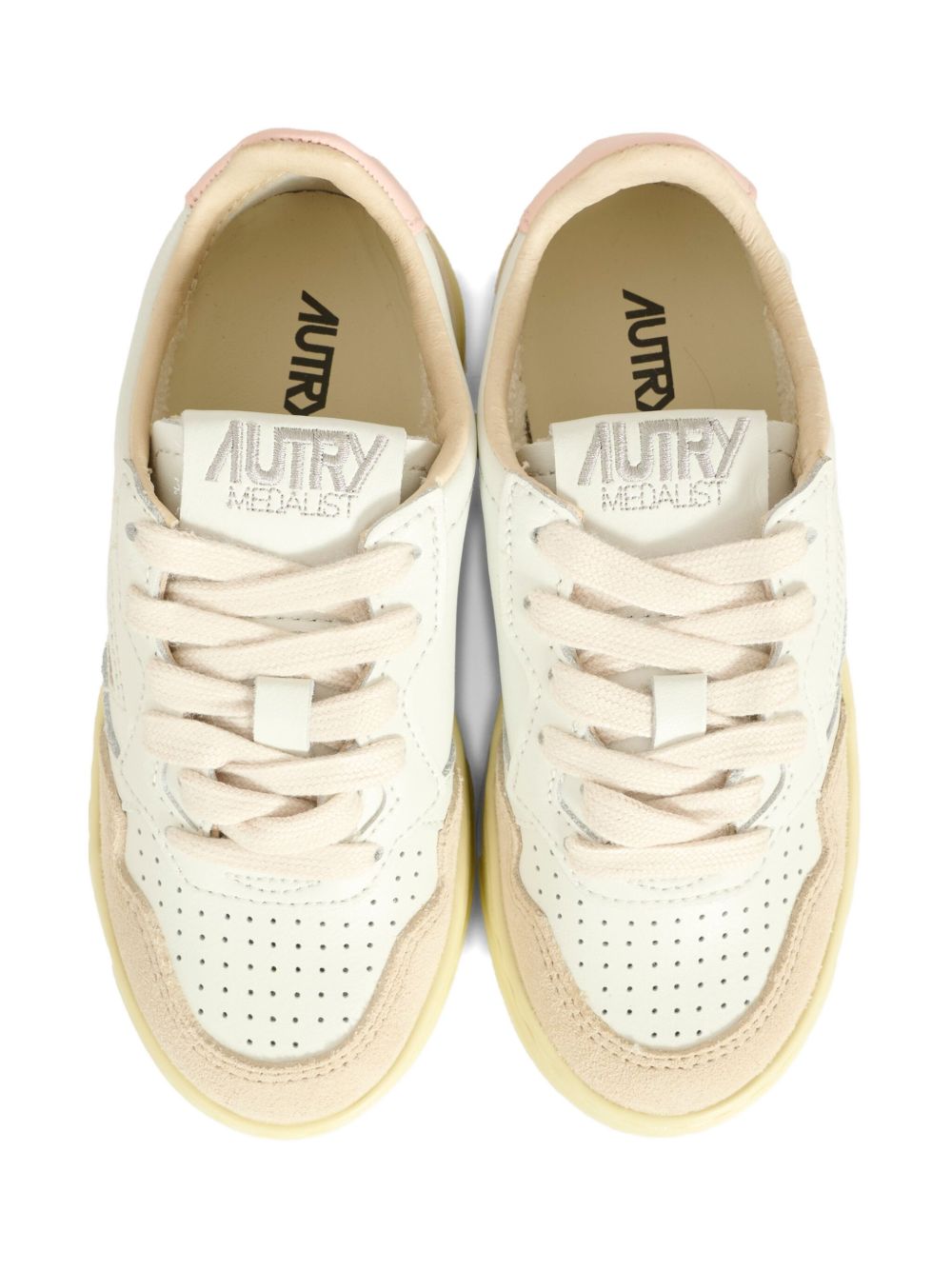 Autry Kids Sneakers Medalist in pelle traforata