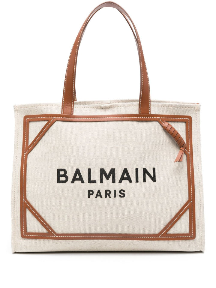 Balmain
Borsa B-Army 42 in tela e dettagli in pelle