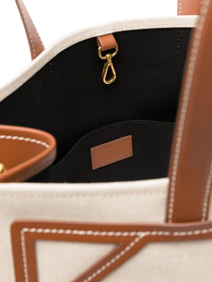 Balmain
Borsa B-Army 42 in tela e dettagli in pelle