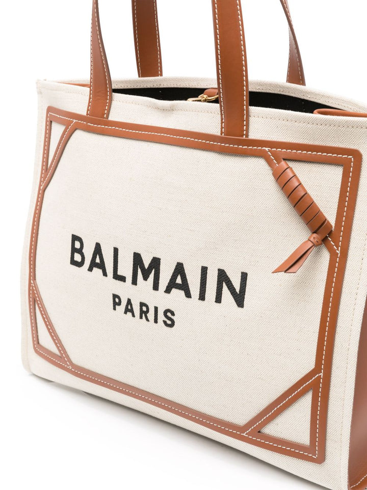 Balmain
Borsa B-Army 42 in tela e dettagli in pelle