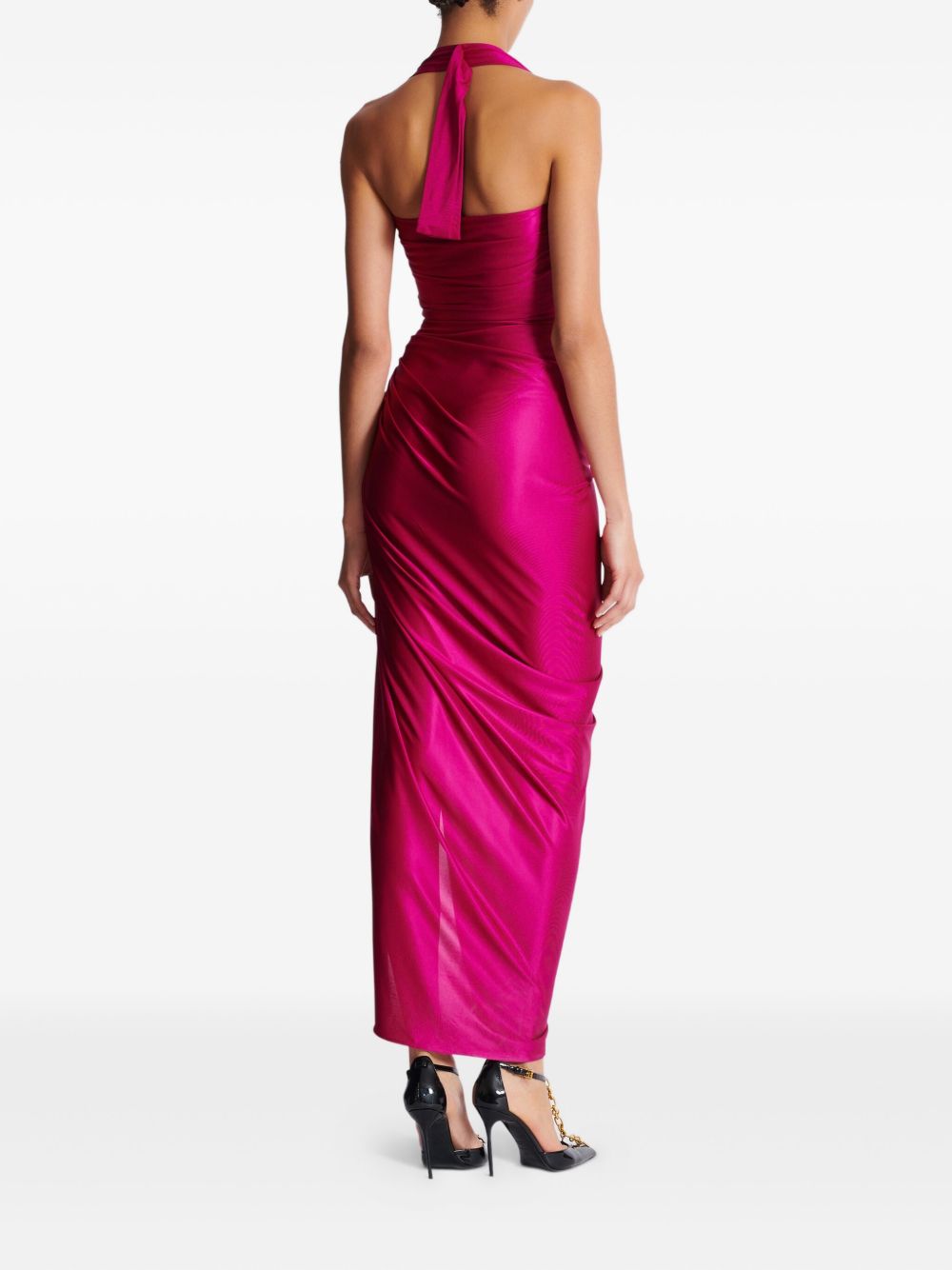 Balmain
Abito midi drappeggiato