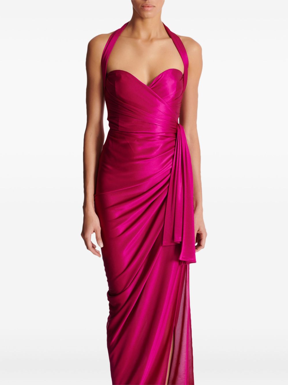 Balmain
Abito midi drappeggiato