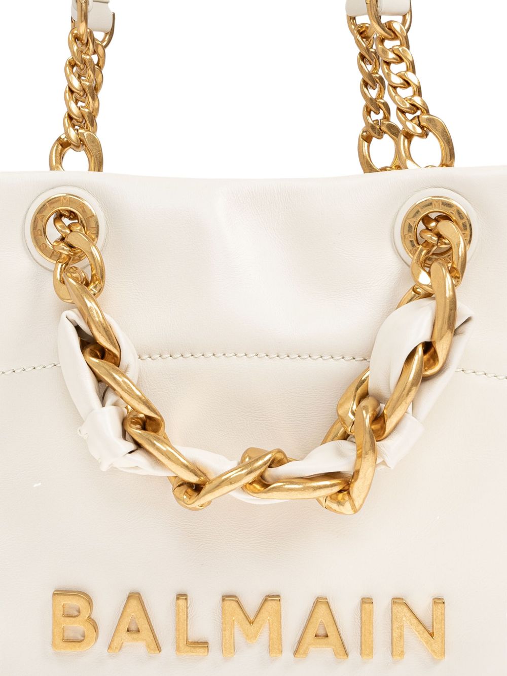 BalmainBorsa 1945 Soft piccola in pelle di vitello