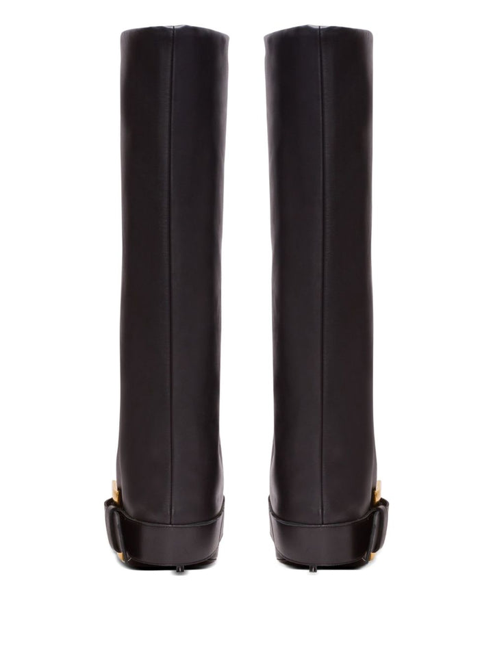 Balmain Stivali Anthem in pelle di vitello