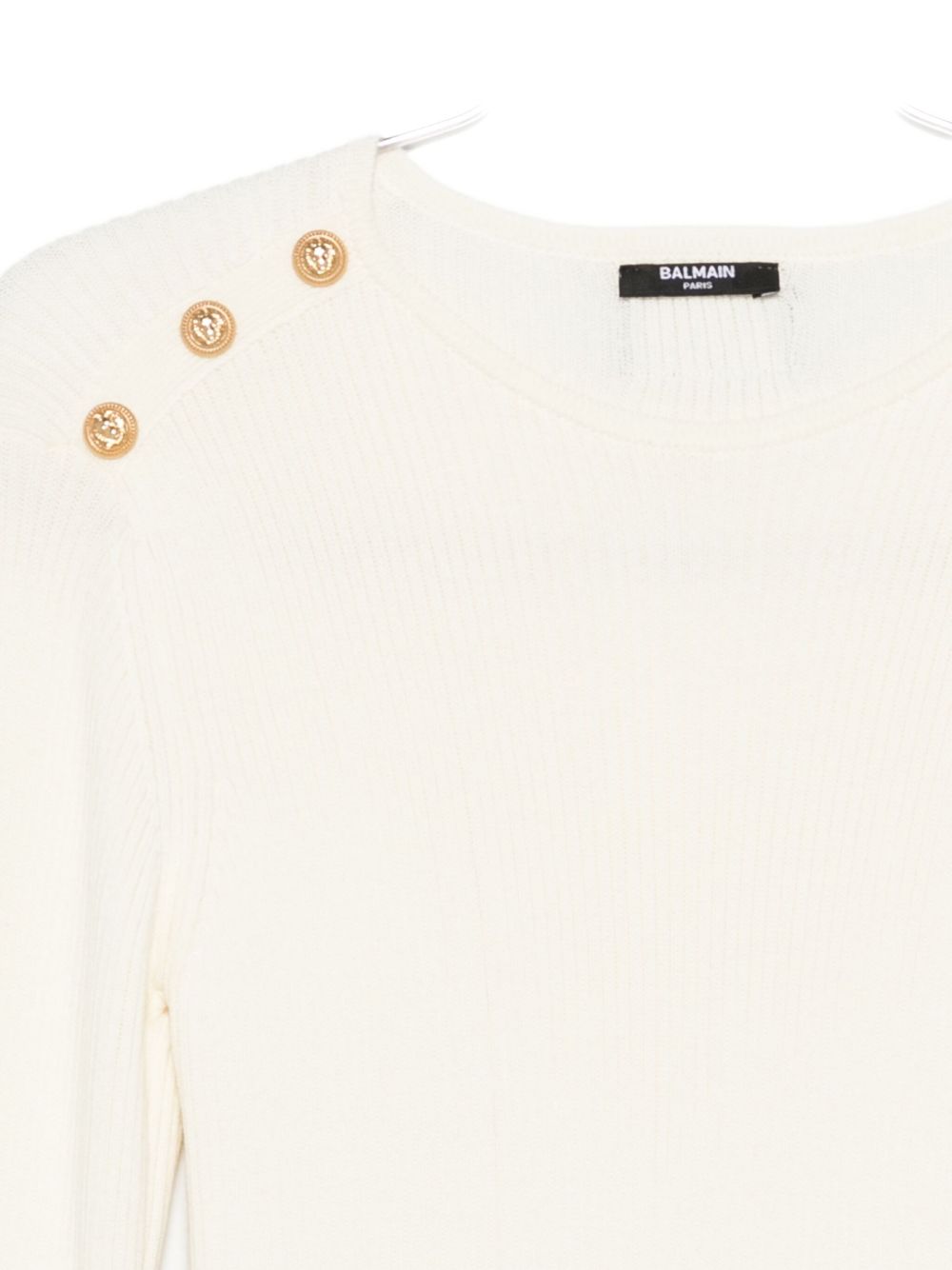 Balmain Kids Abito con maniche a campana e bottoni