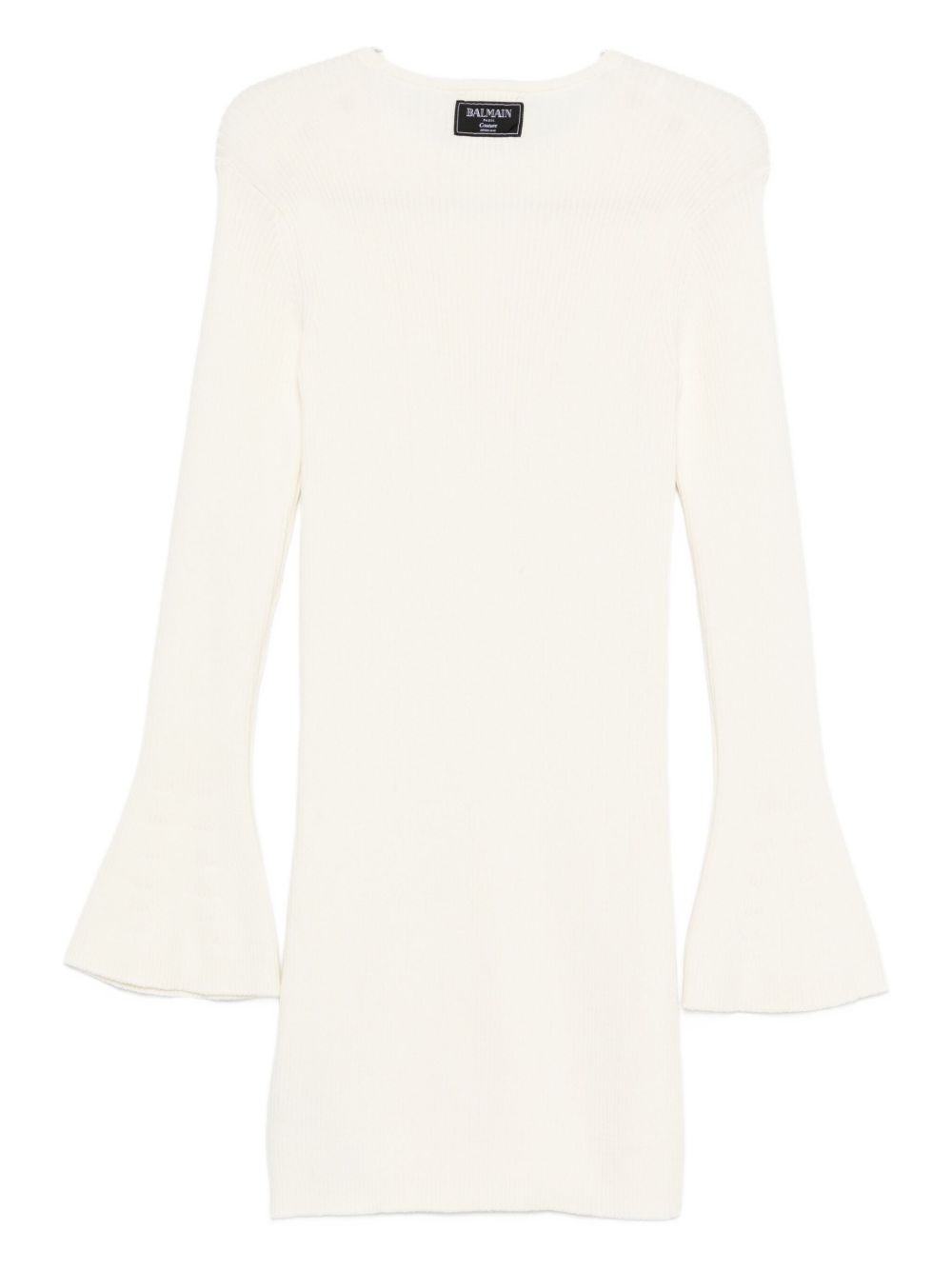 Balmain Kids Abito con maniche a campana e bottoni