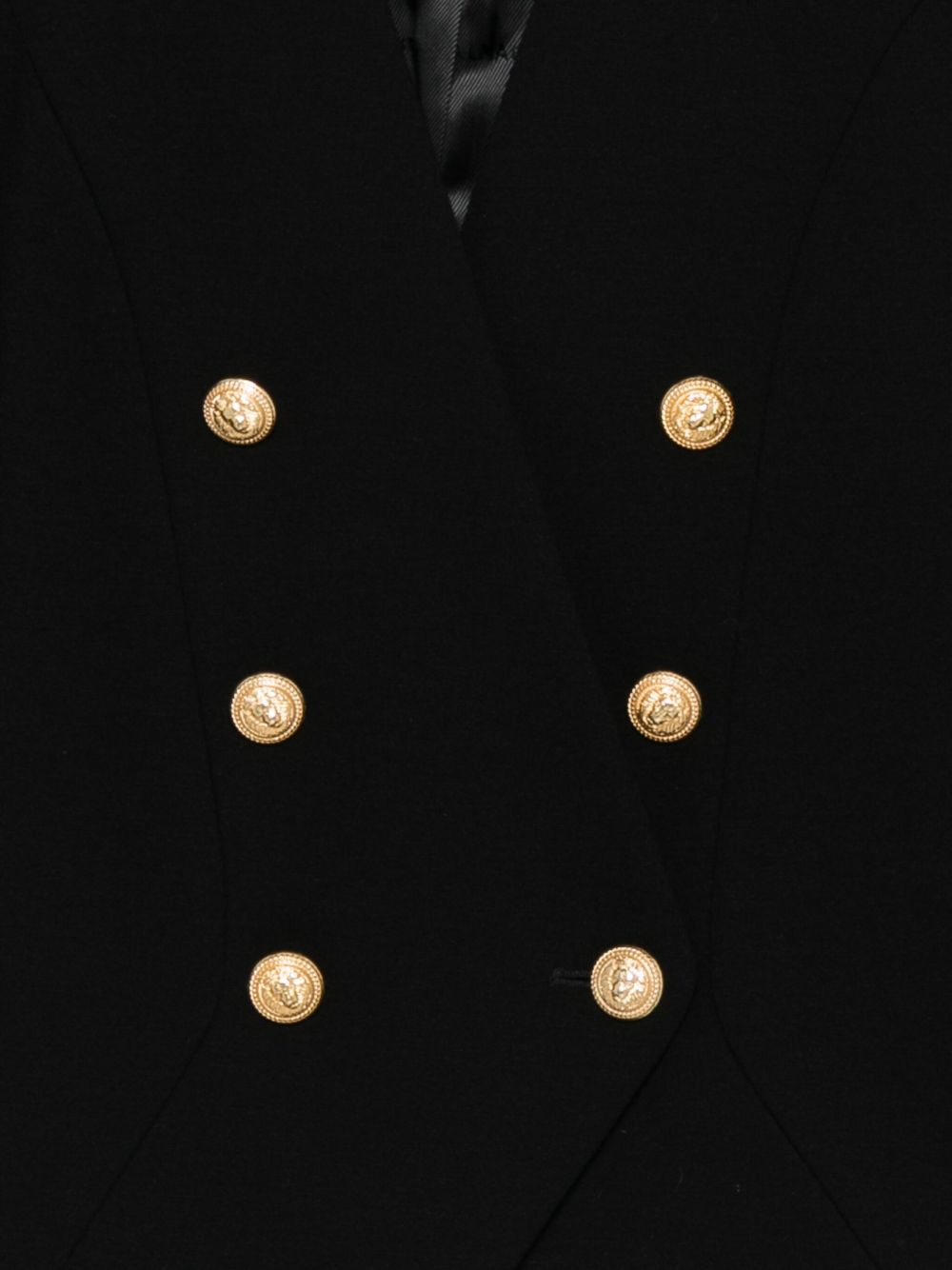 Giacca Nera con Bottoni Dorati - BALMAIN KIDS