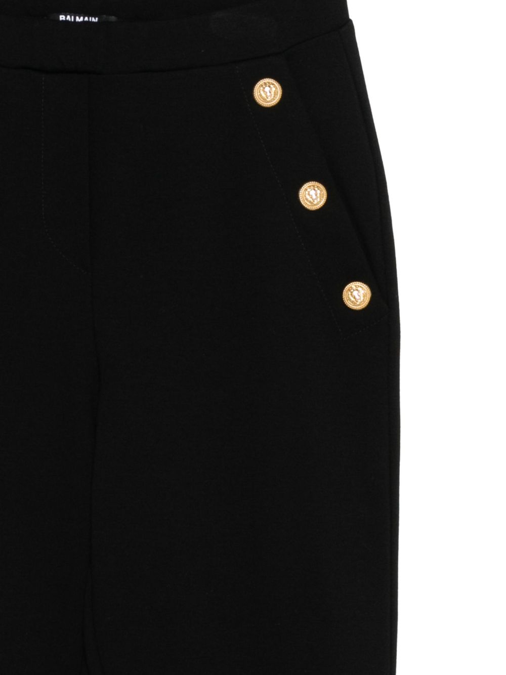 Balmain Kids Pantaloni con dettaglio bottoni