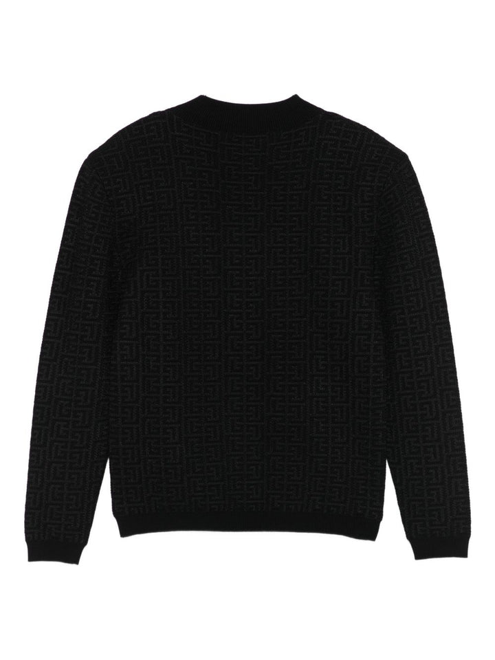 Balmain Kids
Maglione con monogramma