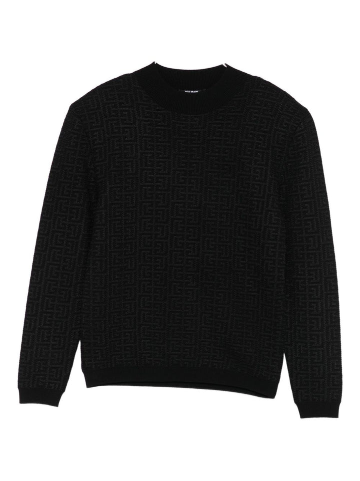 Balmain Kids
Maglione con monogramma