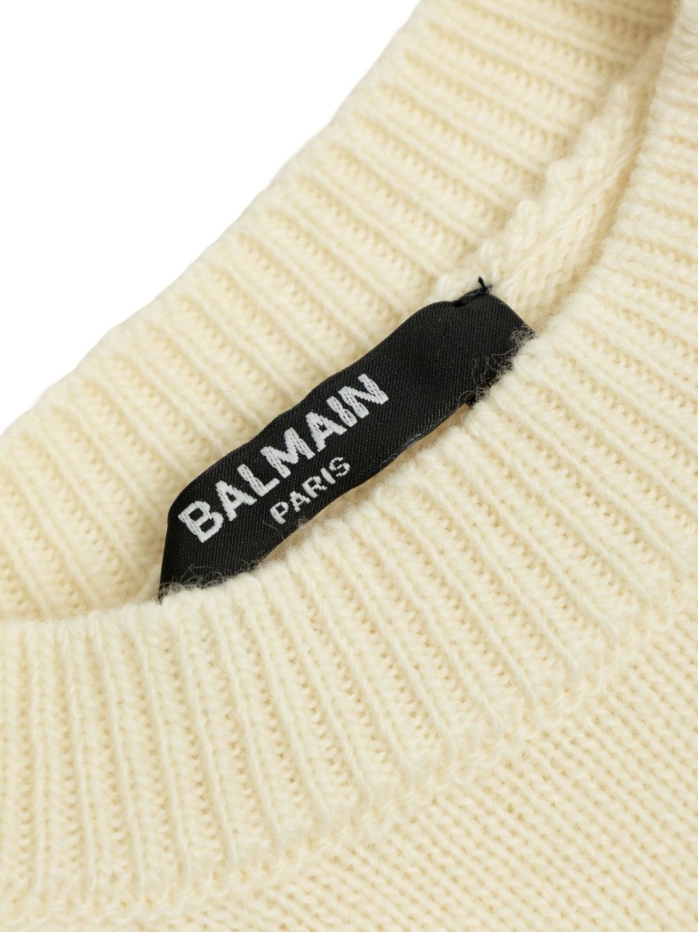 Balmain Kids Maglione con ricamo