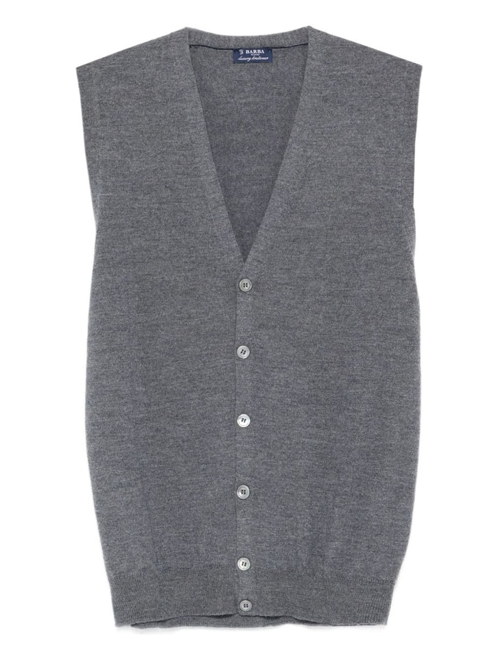 Barba
gilet con scollo a V e bottoni