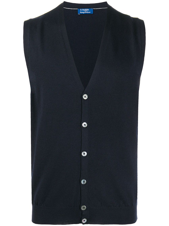 Barba Cardigan con scollo a V