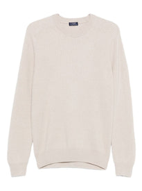 BARBA Maglione beige girocollo manica lunga