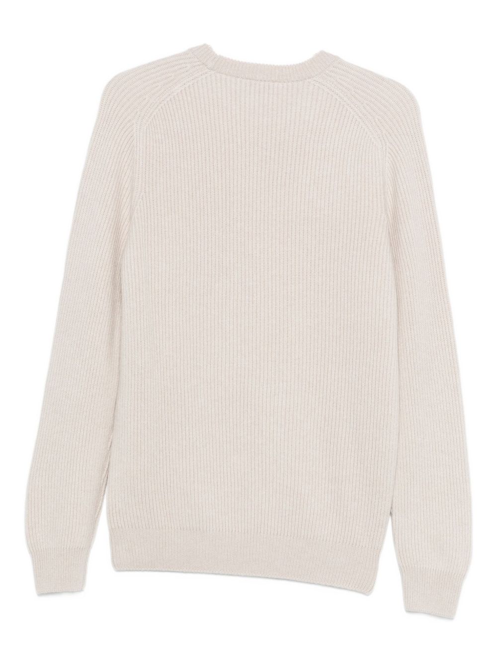 BARBA Maglione beige girocollo manica lunga