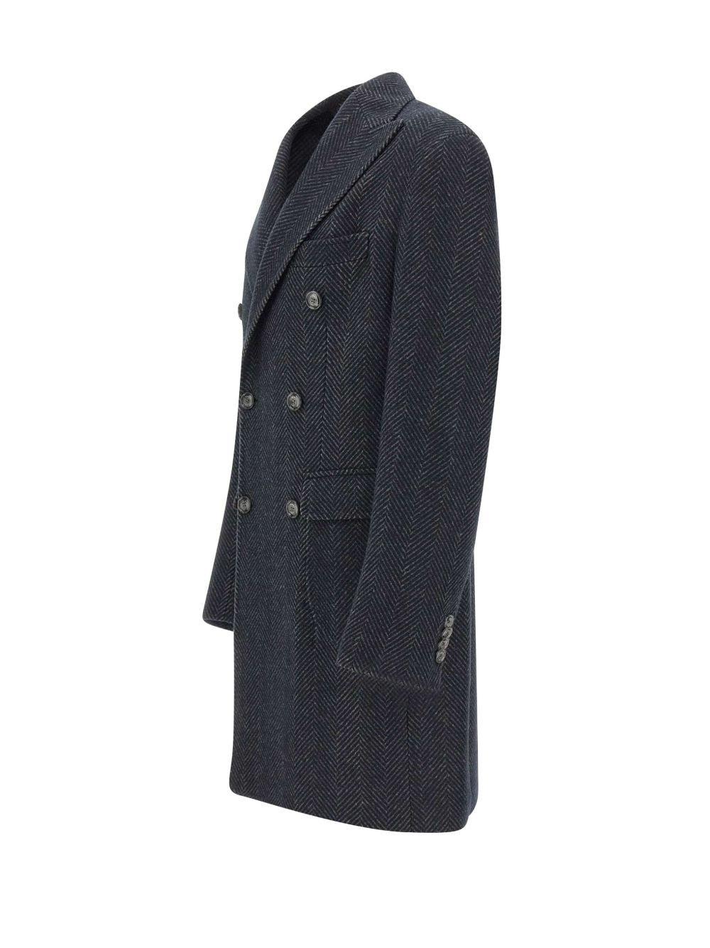 Barba Cappotto con revers a lancia