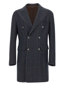 Barba
Cappotto con revers a lancia