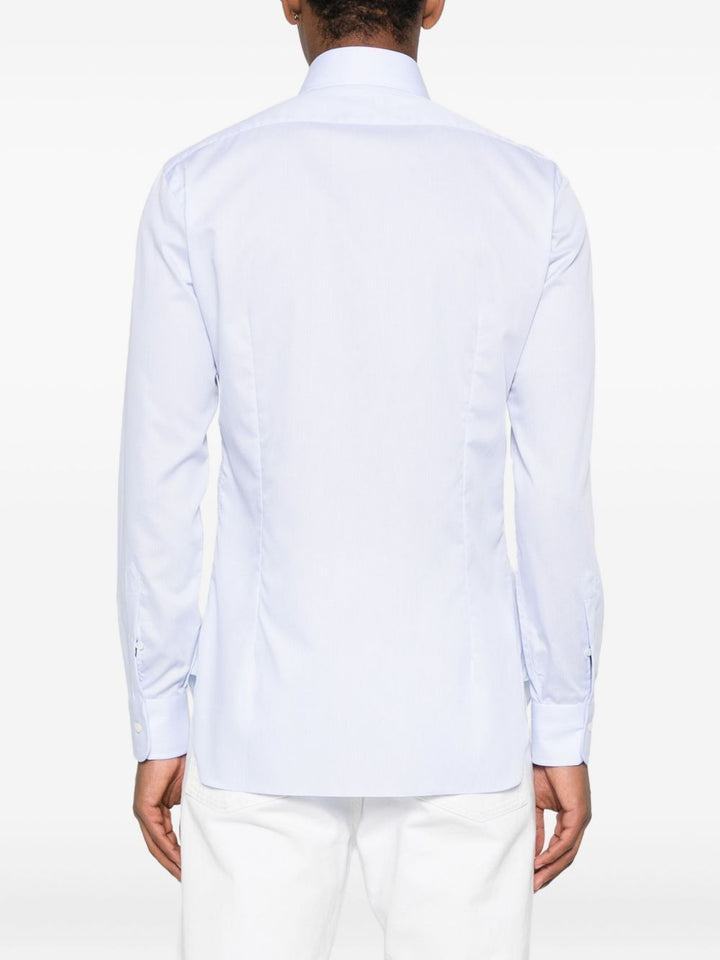 Barba Camicia a maniche lunghe con colletto semirigido e bottoni