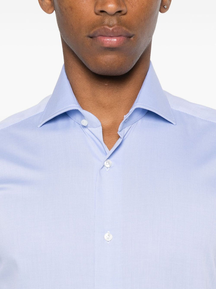 Barba
Camicia a maniche lunghe con colletto semirigido e bottoni