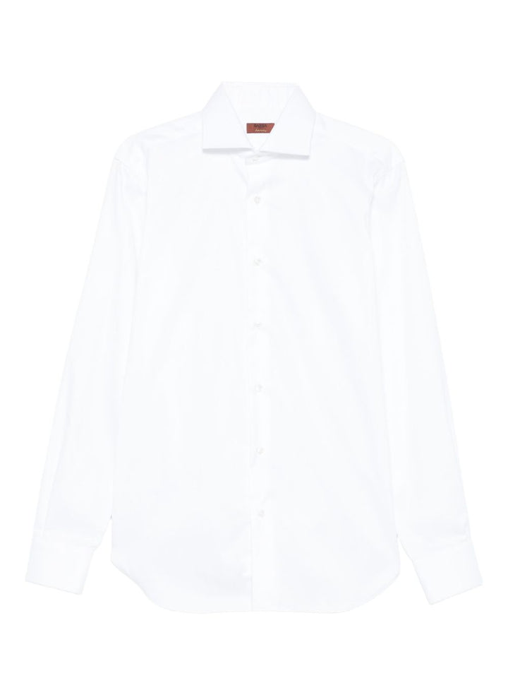 Barba
Camicia a maniche lunghe con colletto semirigido e bottoni