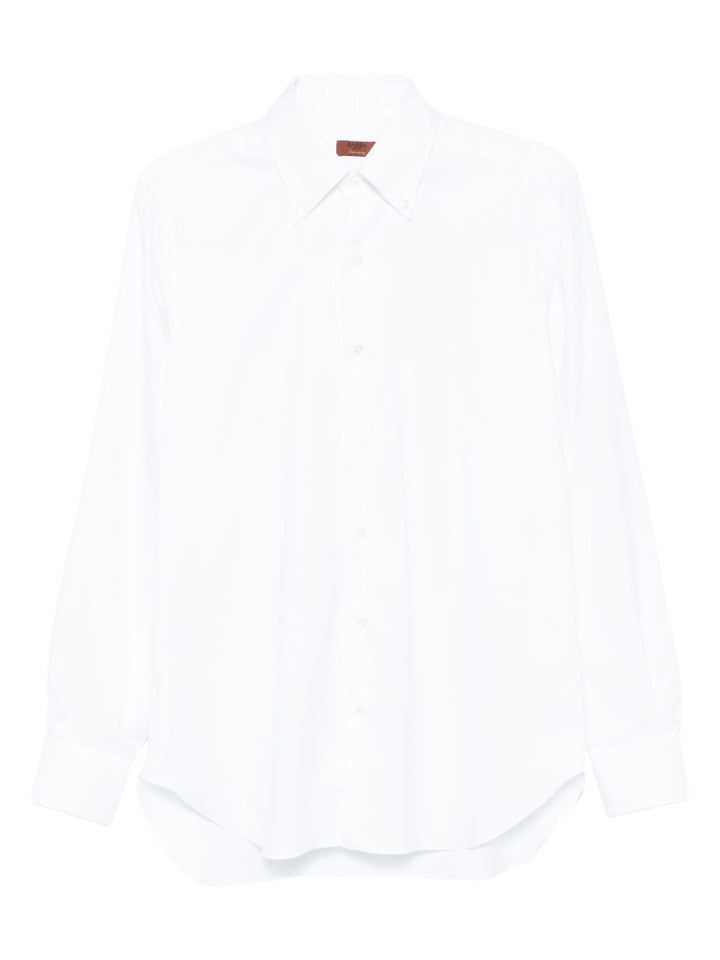 Barba Camicia a maniche lunghe con colletto semirigido e bottoni