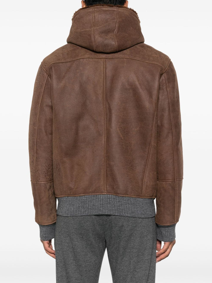 Barba Bomber con cappuccio