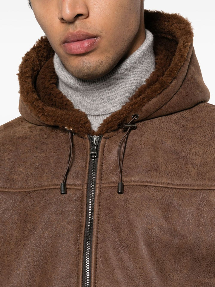 Barba Bomber con cappuccio