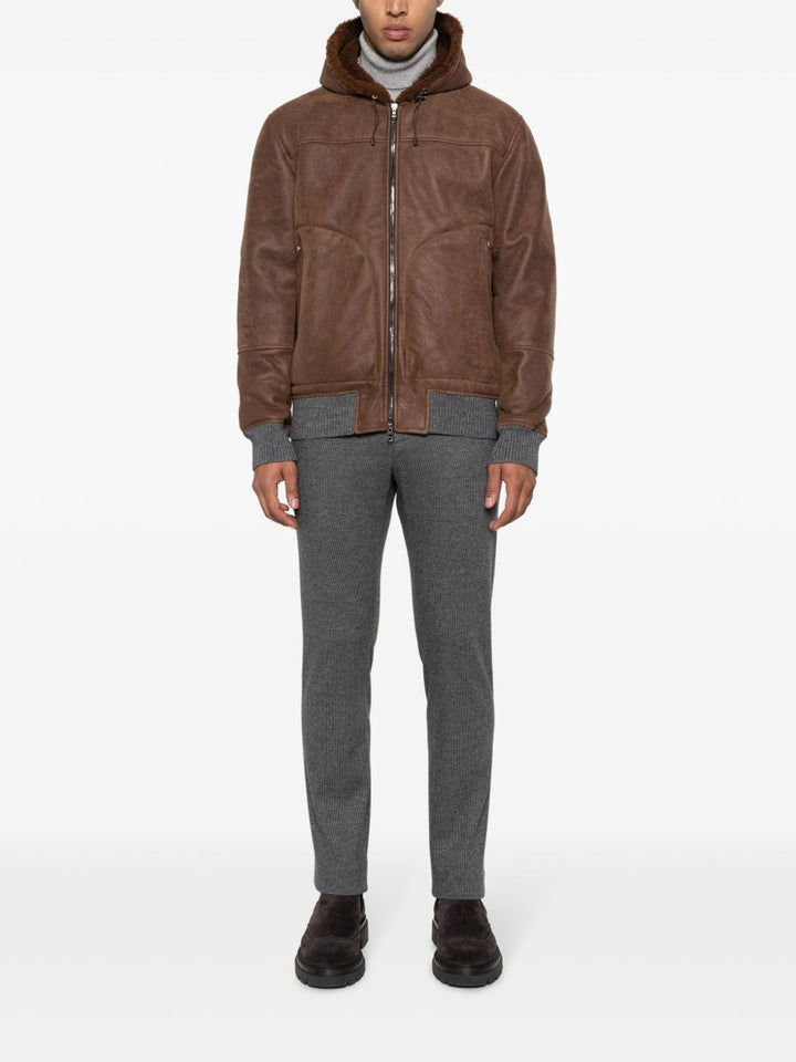 Barba Bomber con cappuccio