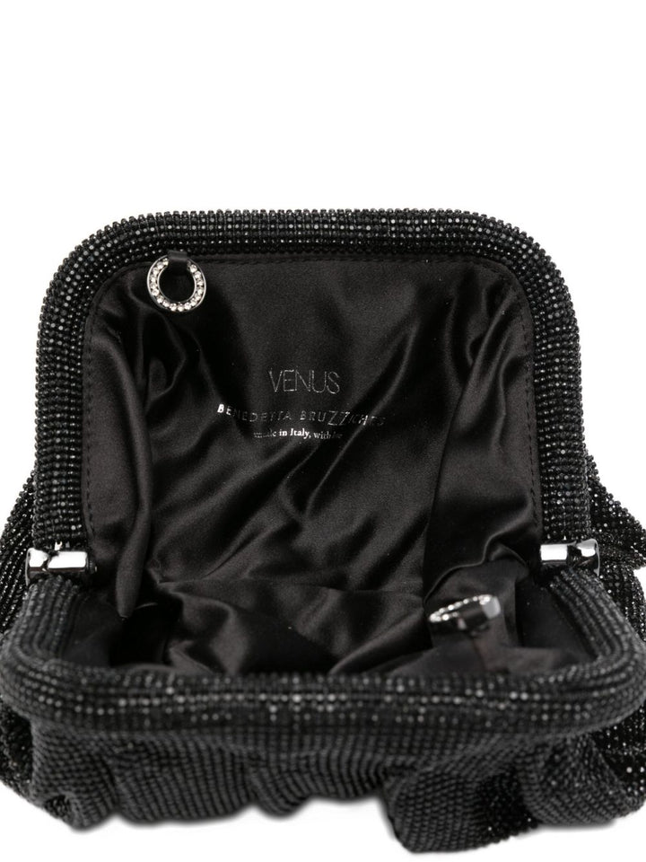 Benedetta Bruzziches Pochette plissettata con perline