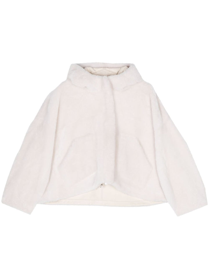 Blancha
Giacca con cappuccio in shearling