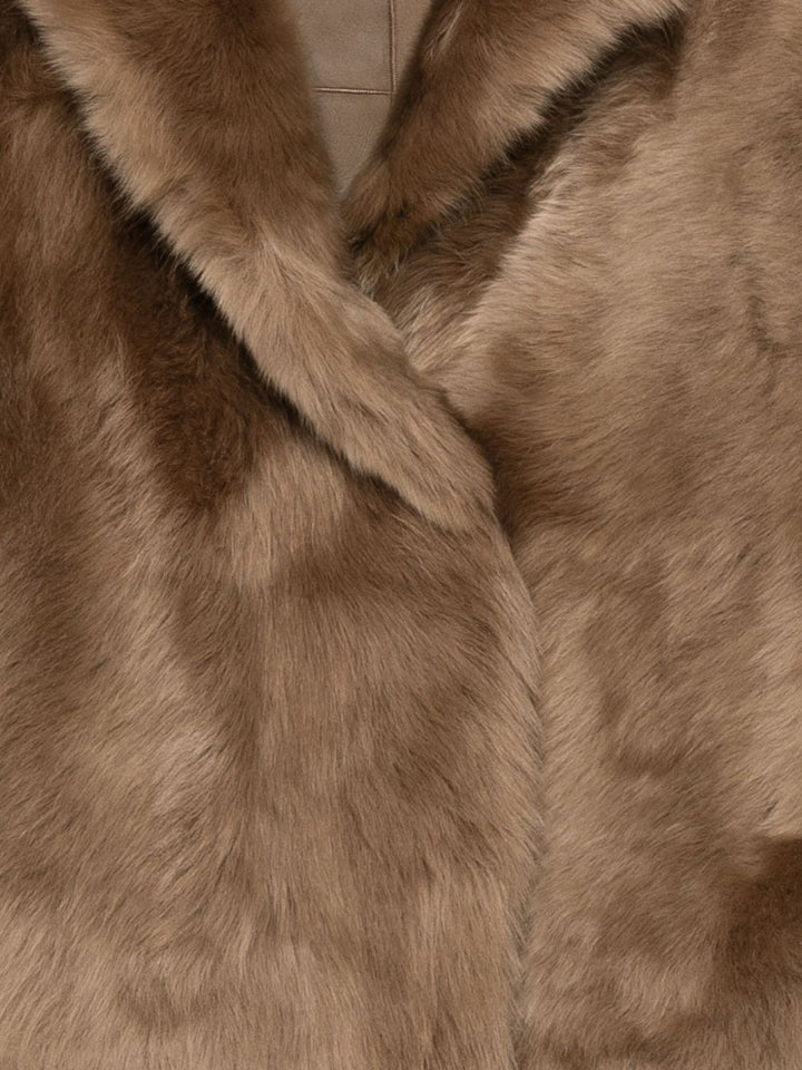 Blancha Giacca in montone marrone chiaro