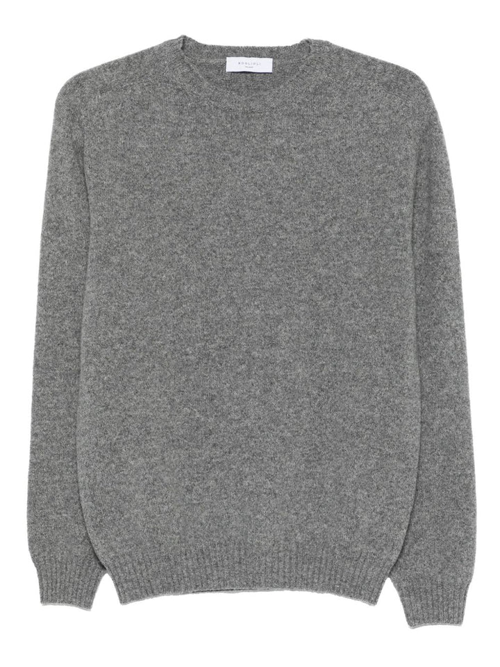 Boglioli Maglione grigio girocollo