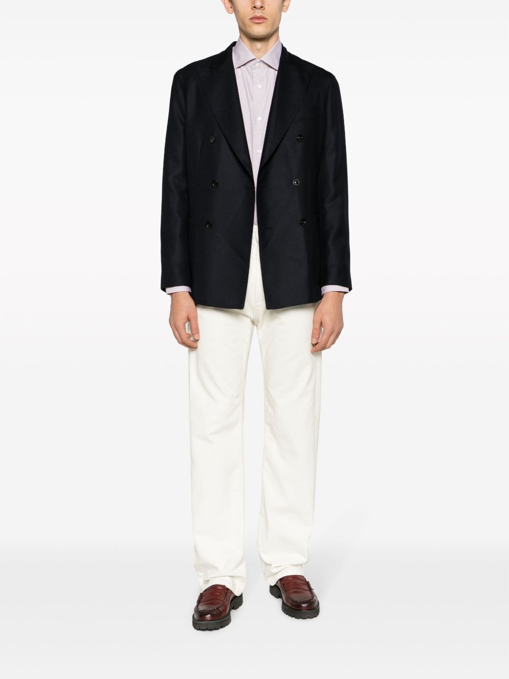 Boglioli
Giacca in lana vergine blu navy