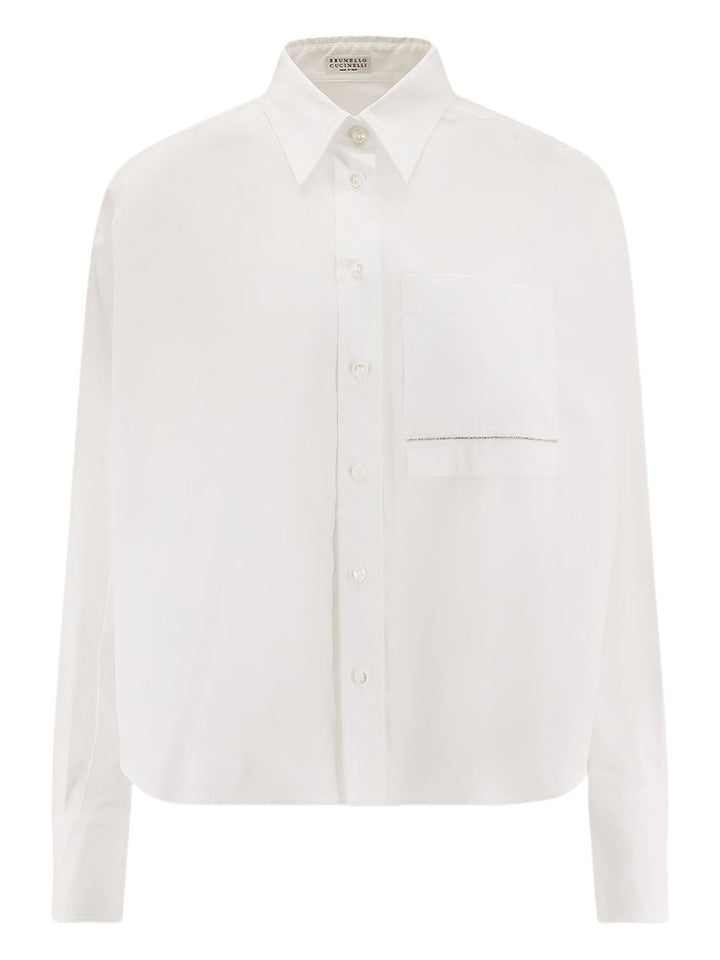 Brunello Cucinelli Camicia con perline