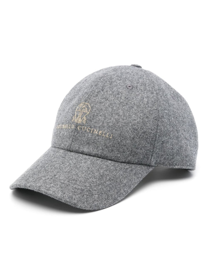 Brunello Cucinelli
Cappello da baseball con ricamo