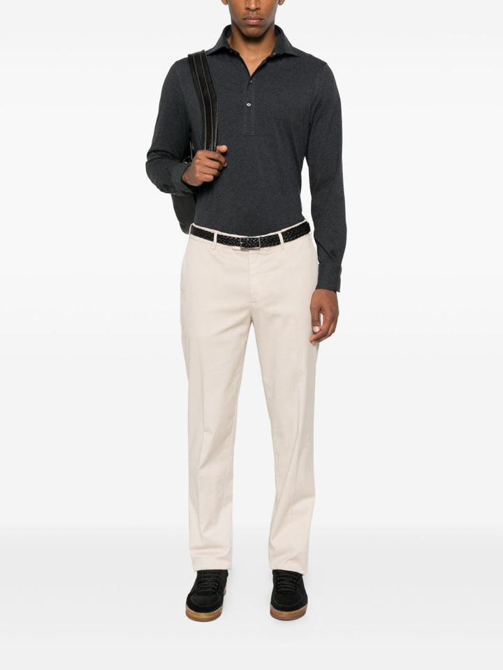 Brunello Cucinelli Polo a maniche lunghe