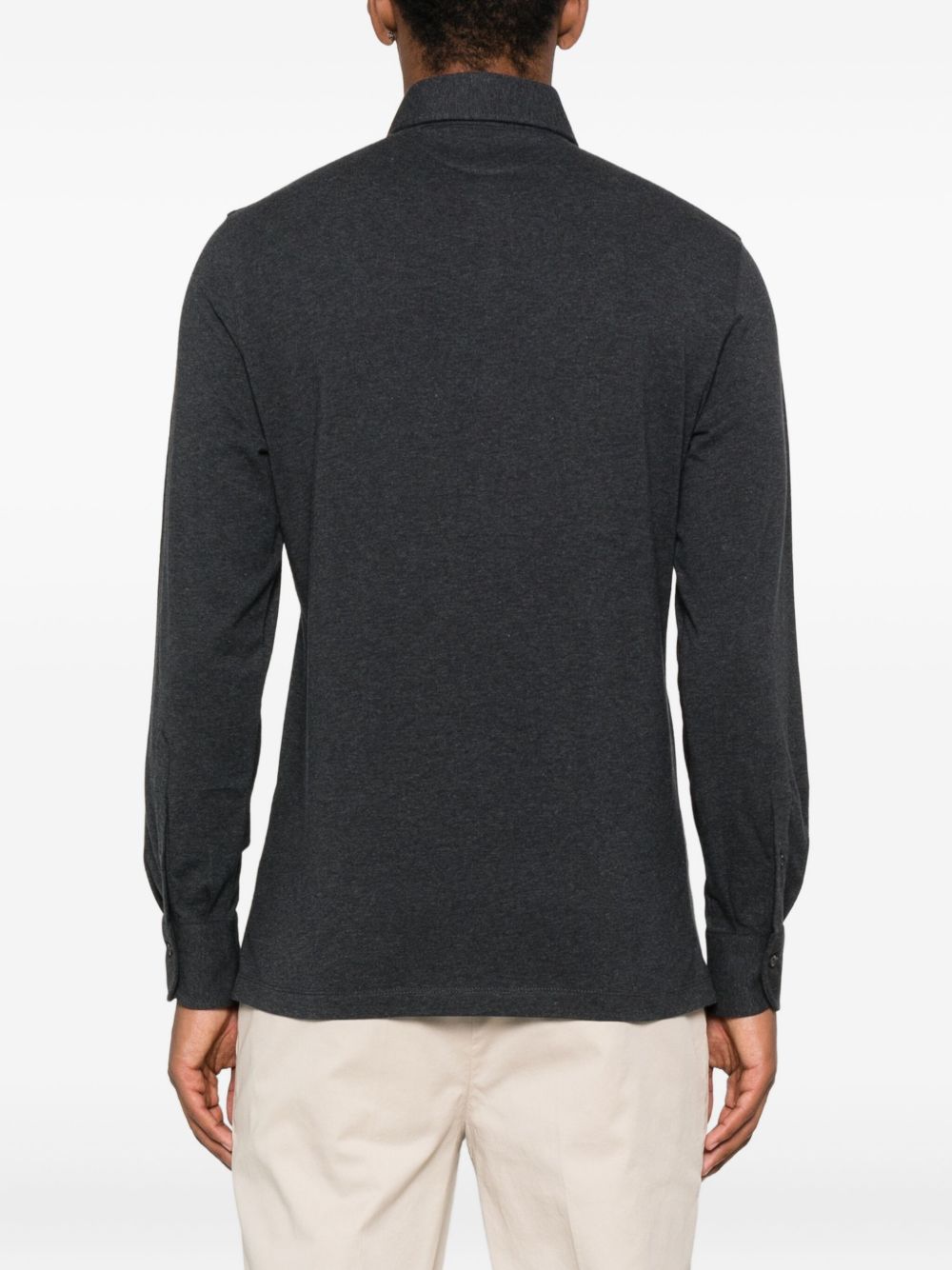 Brunello Cucinelli Polo a maniche lunghe