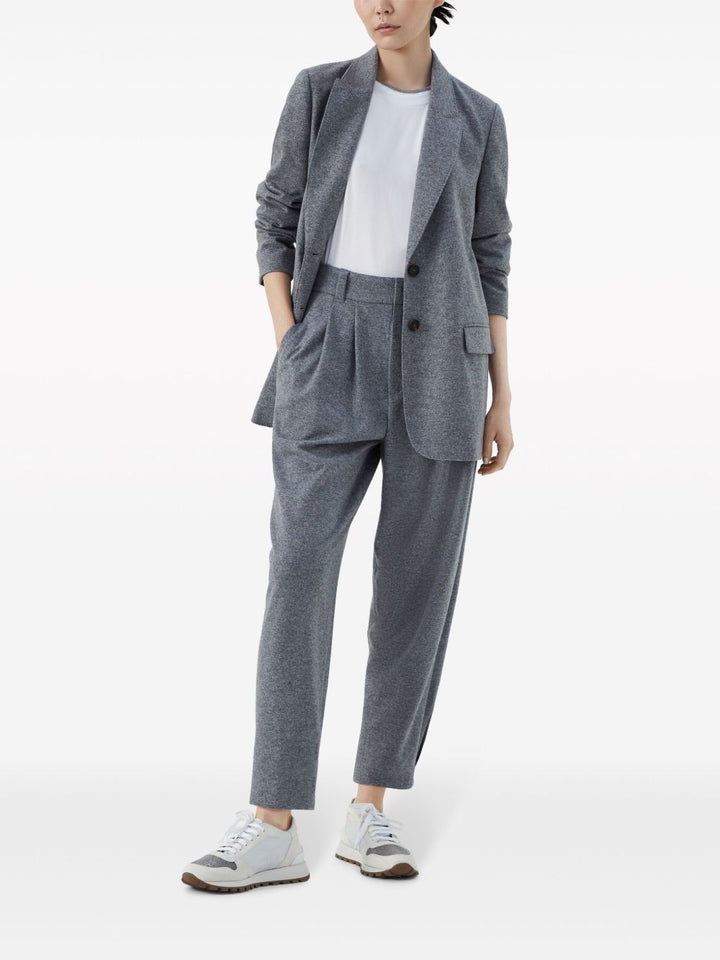 Brunello Cucinelli
T-shirt con orlo a contrasto