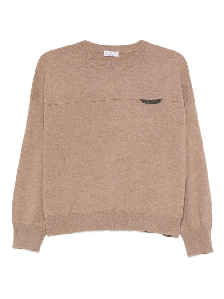 Brunello Cucinelli
T-shirt con taschino finto