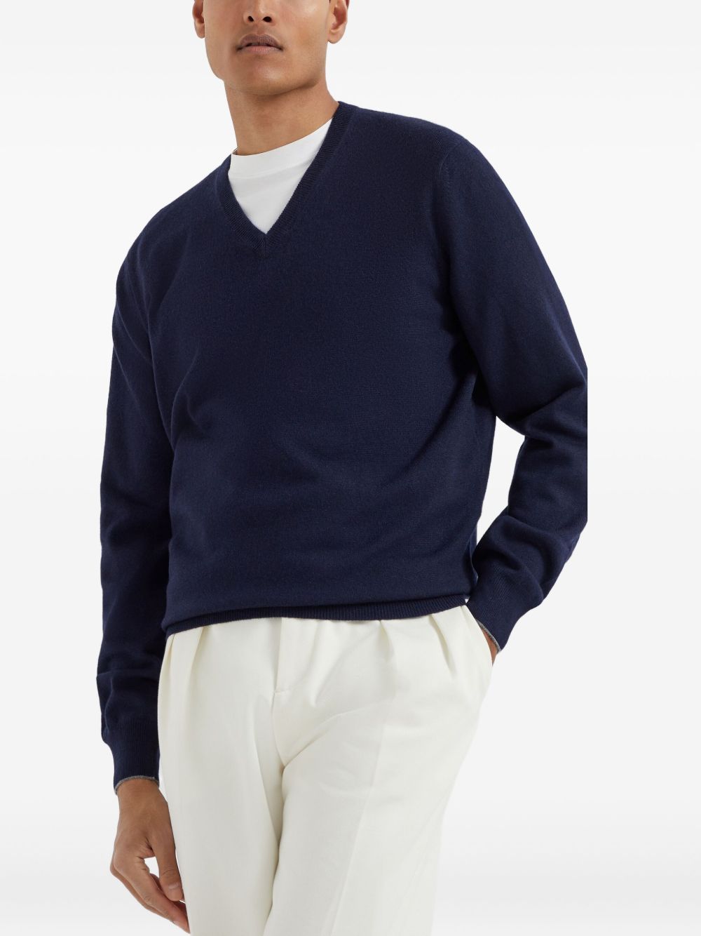 Brunello Cucinelli
Maglione con scollo a V