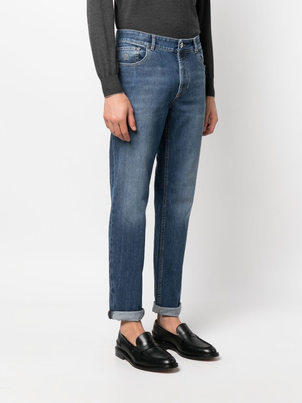 Brunello Cucinelli
Pantaloni in denim blu