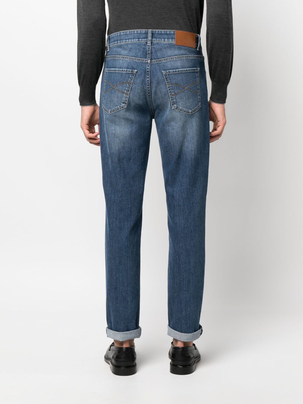 Brunello Cucinelli
Pantaloni in denim blu