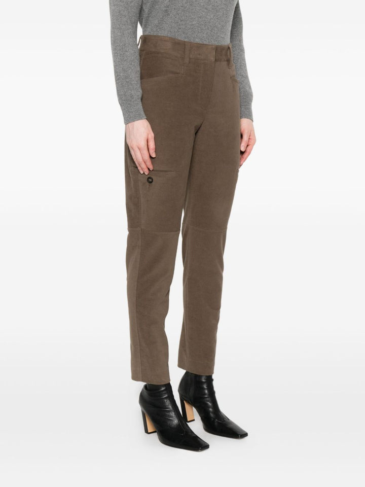 Brunello Cucinelli Pantaloni con zip sul fondo