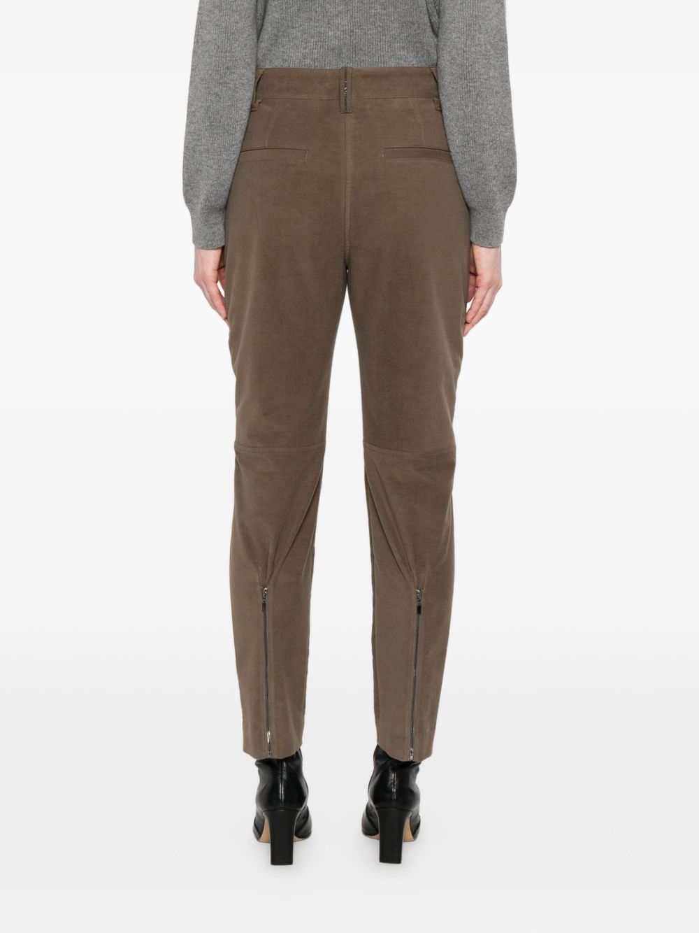 Brunello Cucinelli Pantaloni con zip sul fondo