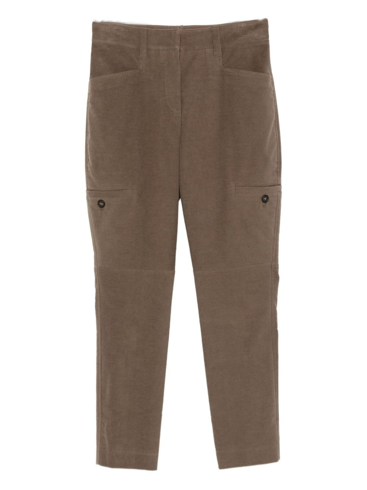 Brunello Cucinelli Pantaloni con zip sul fondo