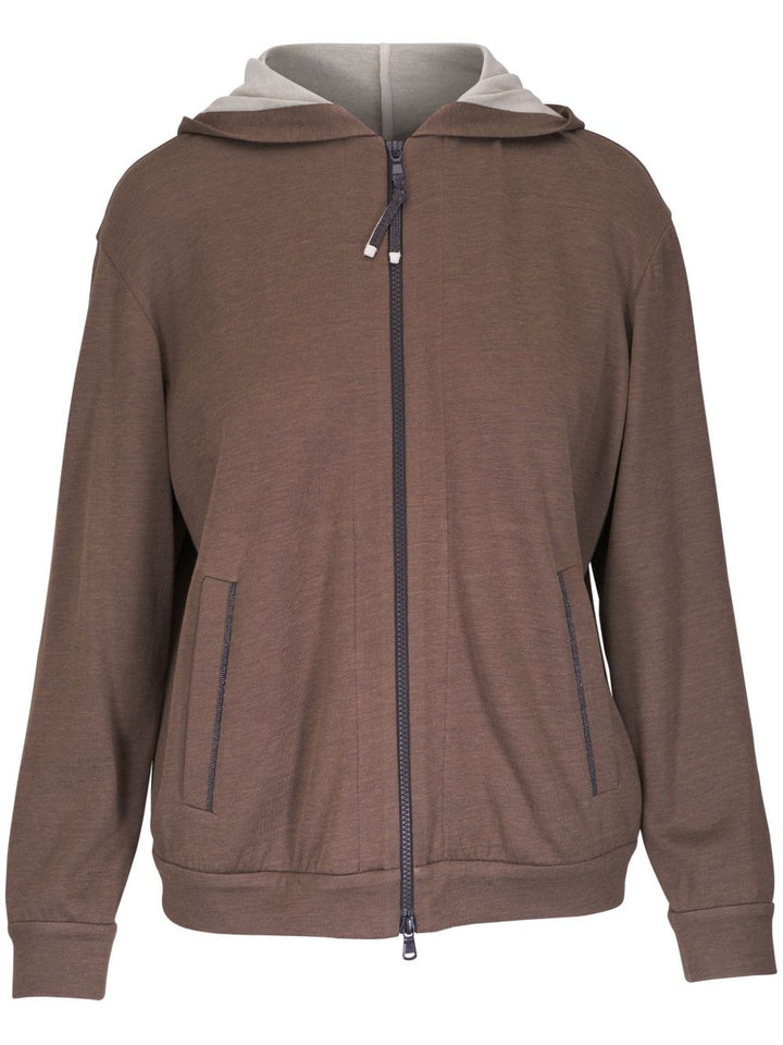 Brunello Cucinelli
Cardigan con cappuccio